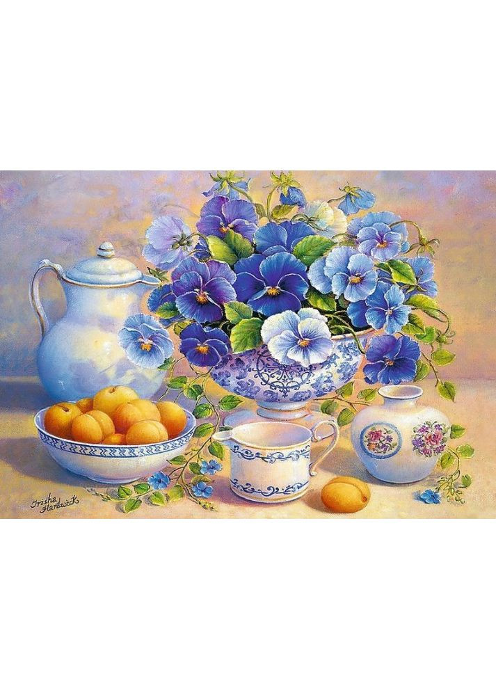 Пазли Блакитний букет 1000шт. (10466) Trefl (364112597)