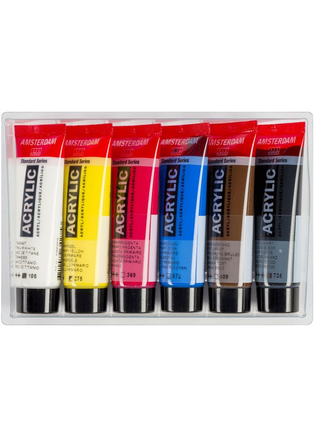 Набор акриловых красок PRIMARY 6х20мл Royal Talens Amsterdam (362578306)