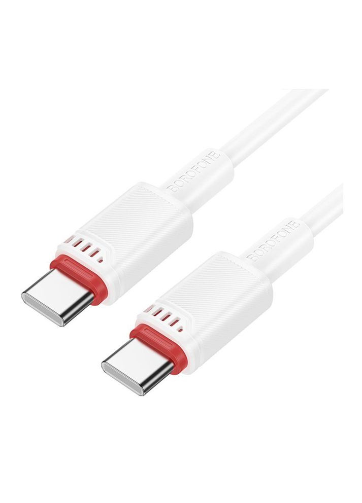 Кабель USB Type-C до USB Type-C / Провід шнур юсб тайп сі на юсб тайп сі для швидкої зарядки та передачі даних 1м Borofone (360630735)