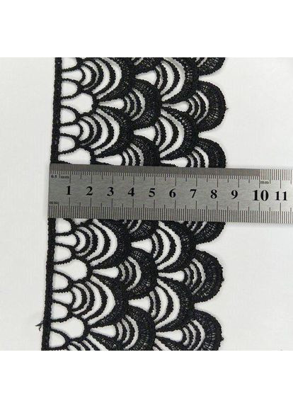 Мереживо макраме 9см (20 м) Колір чорний (16-D1186-2) Plus-plus (352747773)