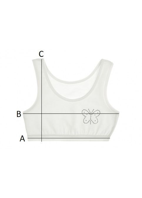 Топ на широких бретельках для девочки Donella Класична (366820402)