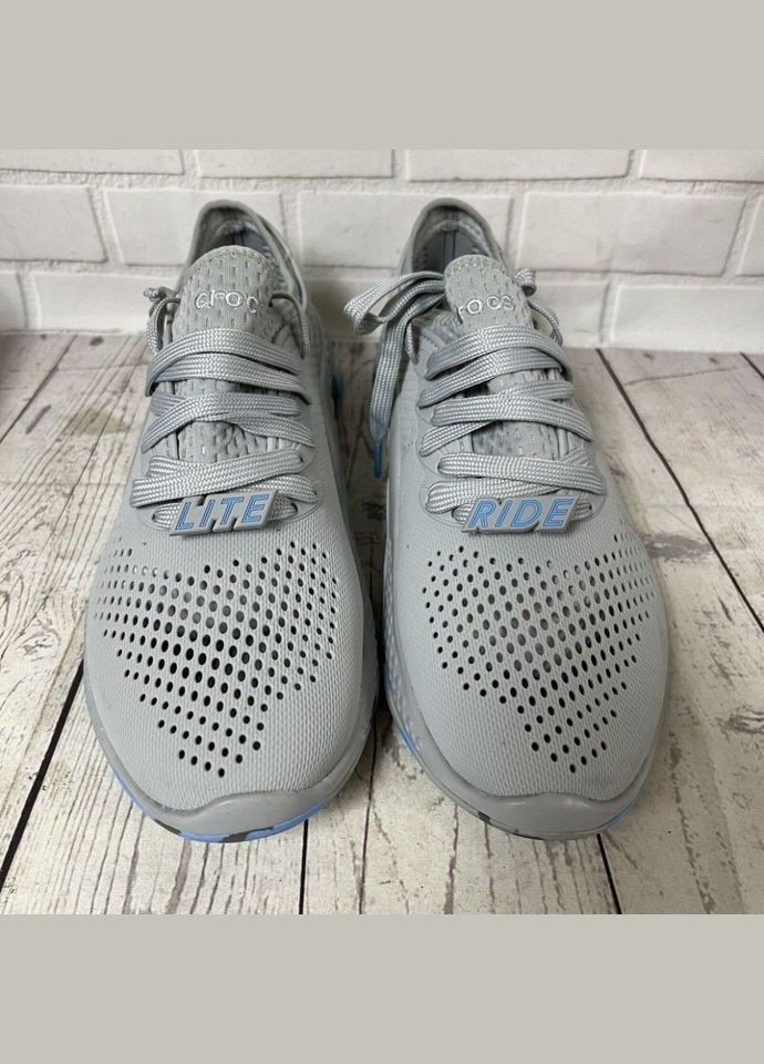 Серые крокс literide 360 крокс кроссовки лайтрайл 360 Crocs