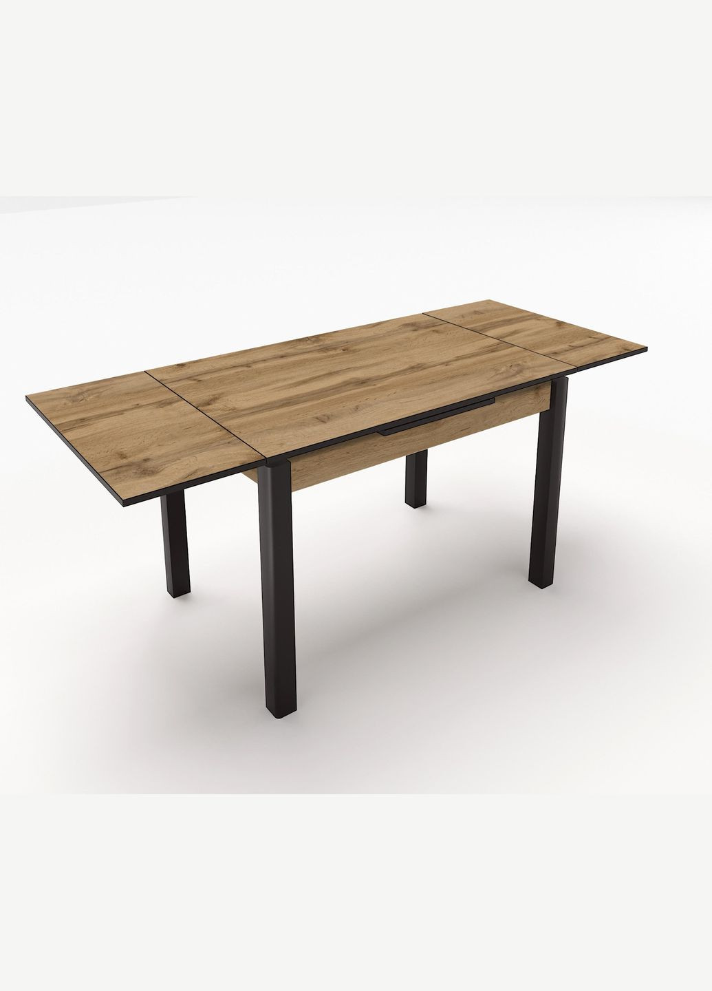 Стіл обідній розкладний Марсель 90х60 см Венге/Дуб аппалачі (10000193) Fusion Furniture (341525539)