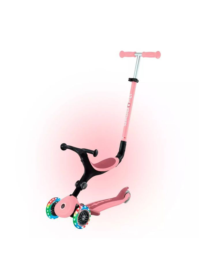 Самокат-велобег 5в1 GO-Up Active Lights Pastel Pink Globber (366889382)