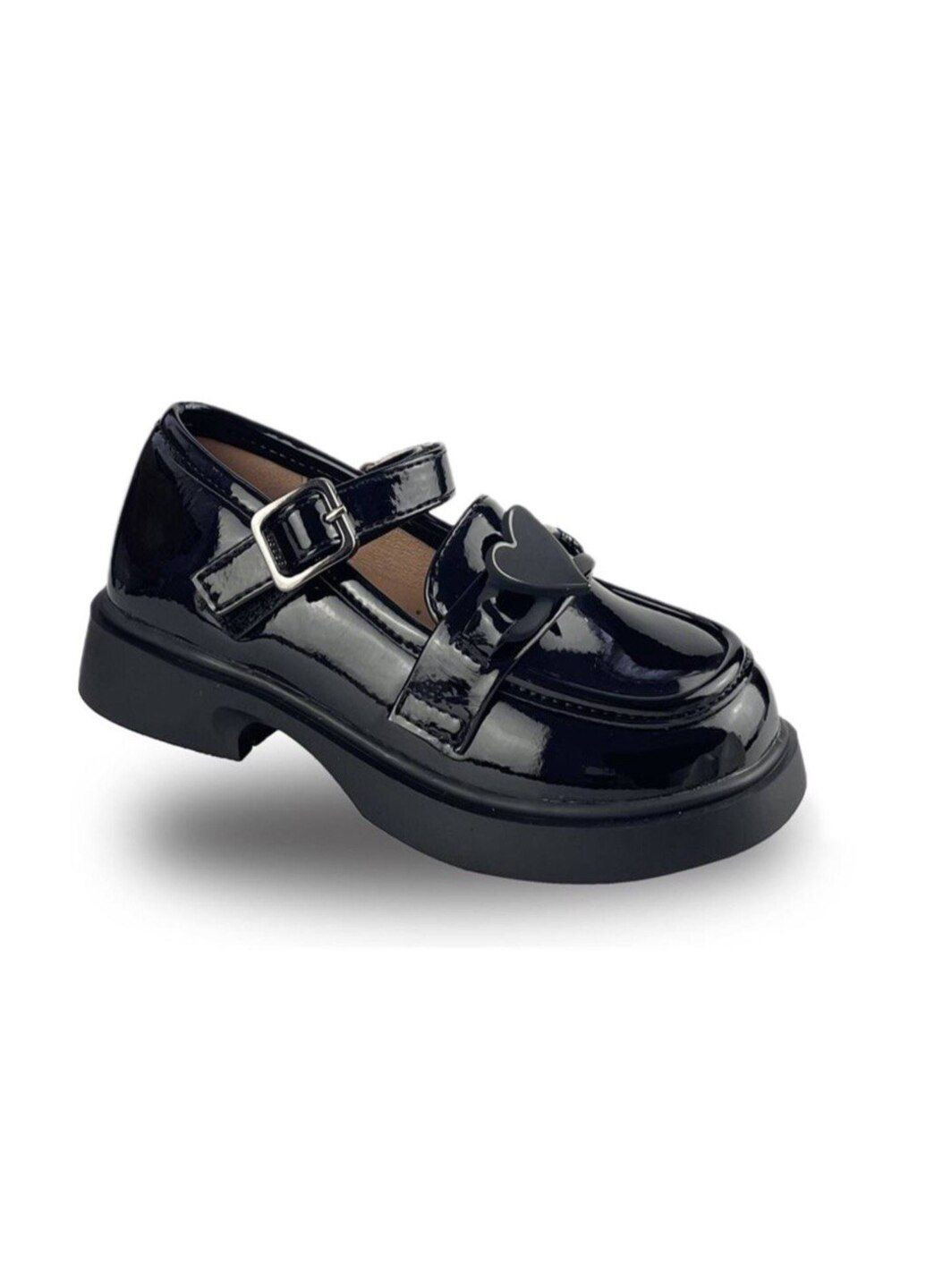 Черные черные праздничные туфли для девочки Jong Golf