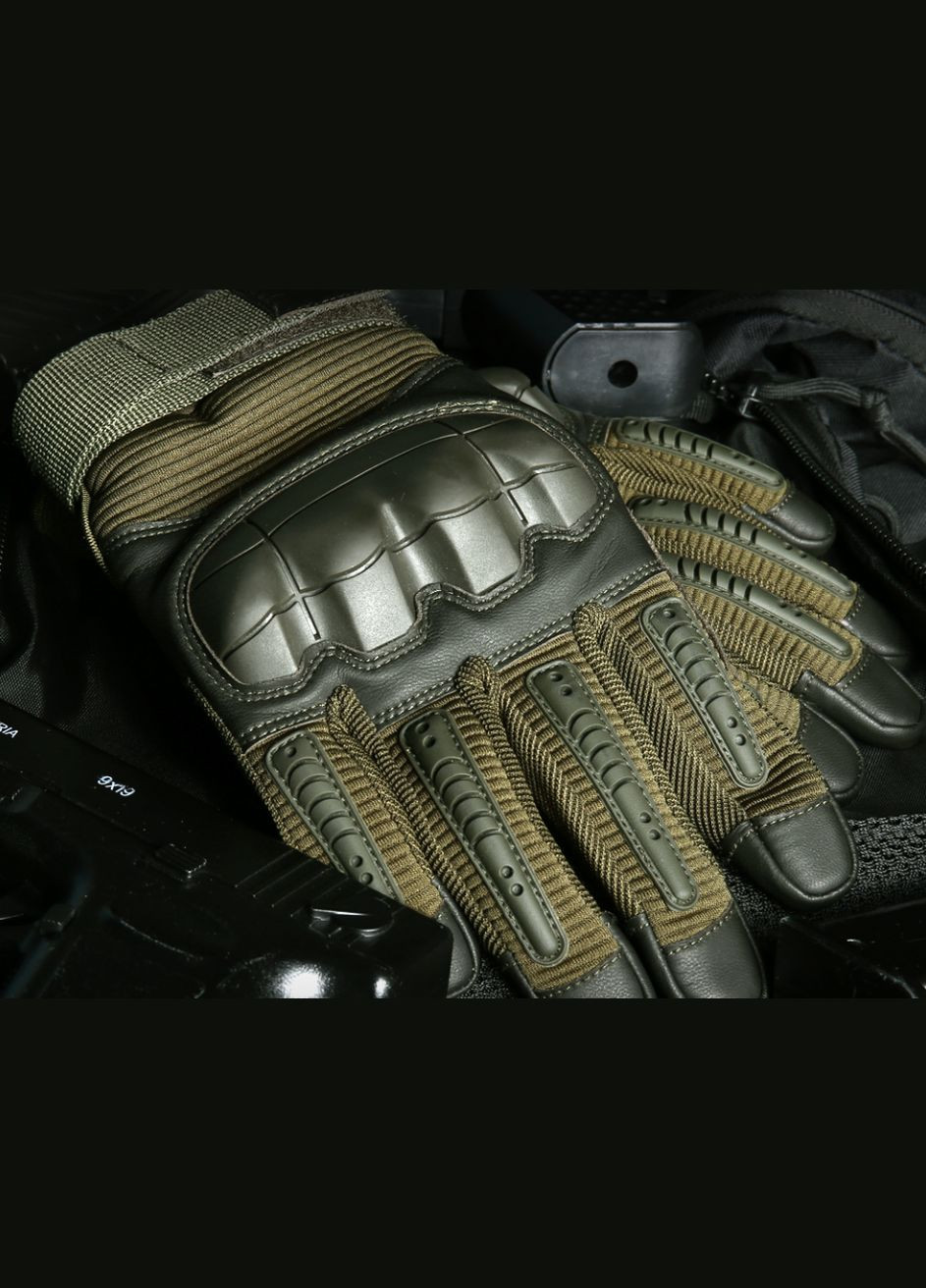 Перчатки тактические Profi полнопалые, сенсорные, размер Army Green Primo (333720468)