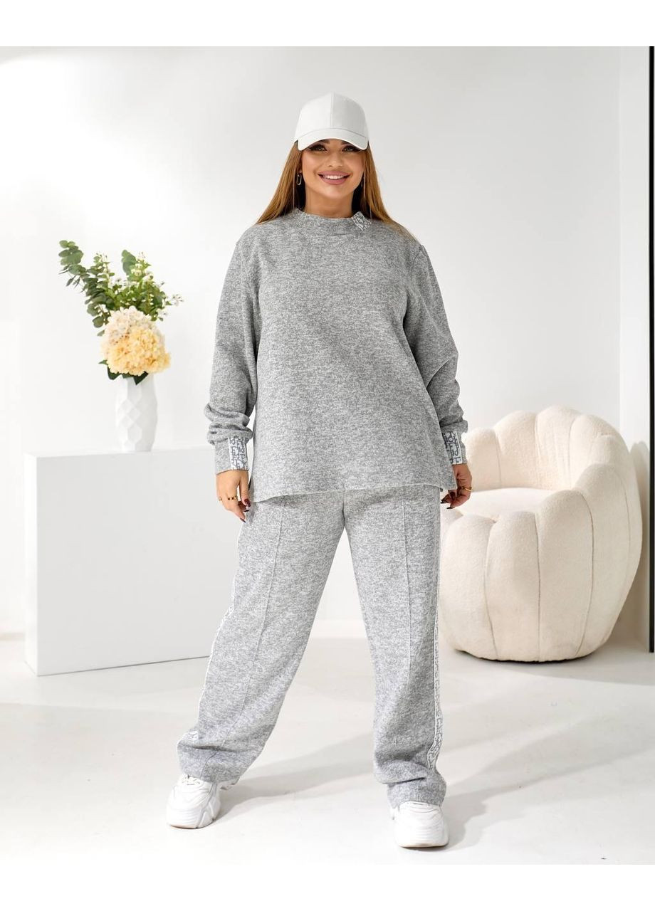 Теплый костюм-двойка с брюками из ангоры на флисе Sofia 306 (365752607)