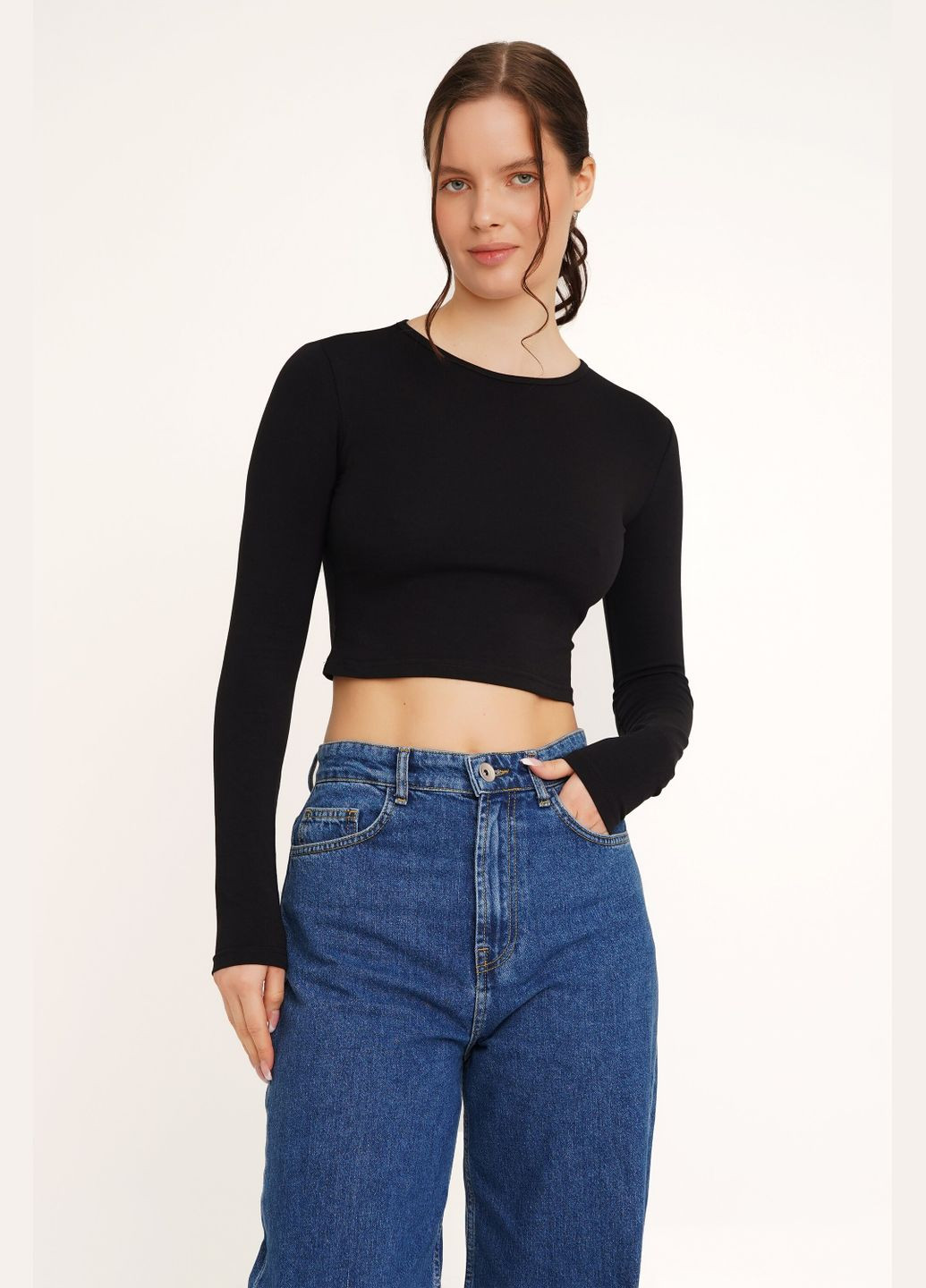 Топ однотонний жіночий CTM WBC02331 shop (2000990095916) LAWA (316014142)