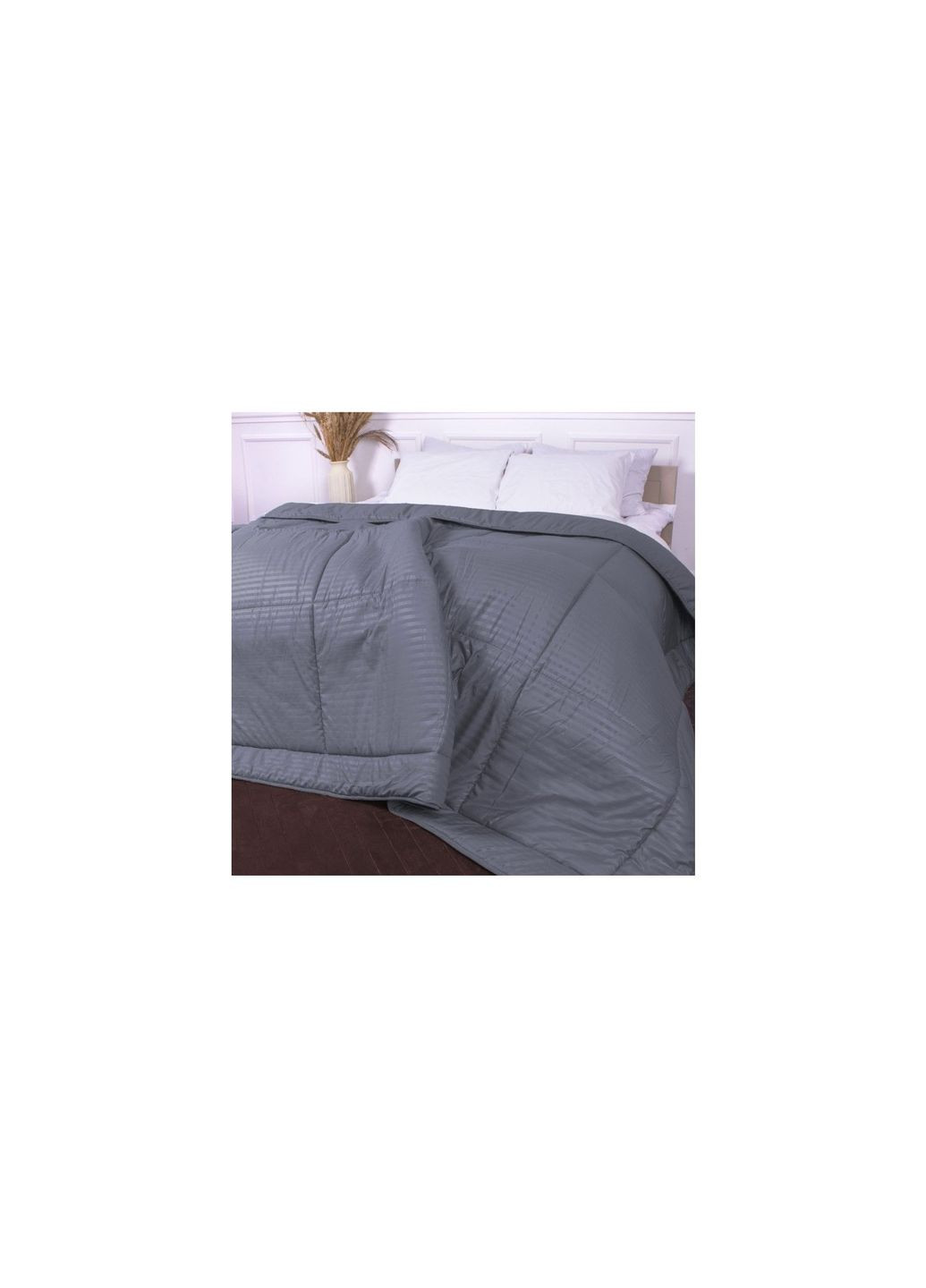 Ковдра зимова Шовкова Супер Тепла №9003 Eco Light Gray 172x205 см (2200005993507) Mirson зимова Шовкова Супер Тепла 9003 Eco Light Gray 172 (379323185)