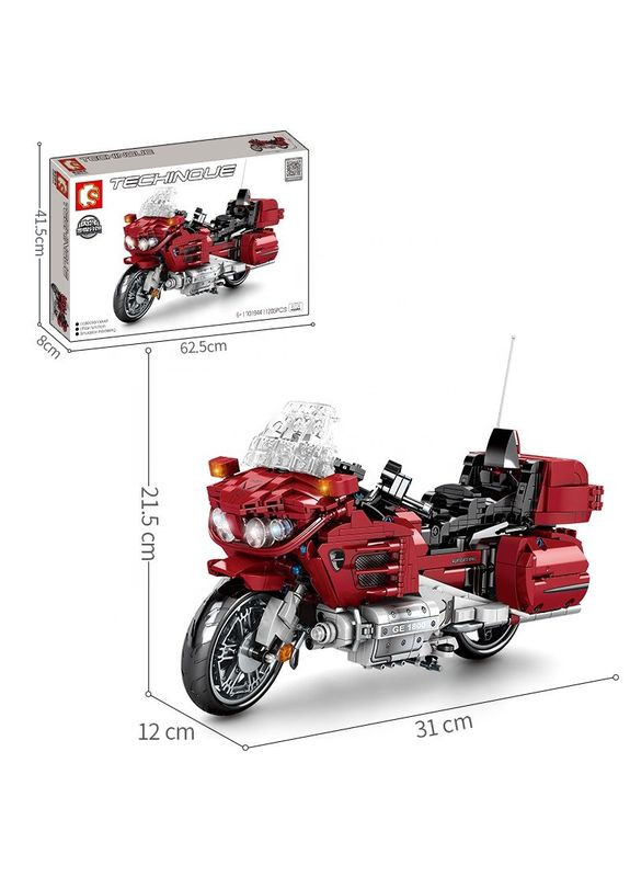 SEMBO 701944 TECHNICS - Мотоцикл (1 205 дет.) Sembo Block (361080069)