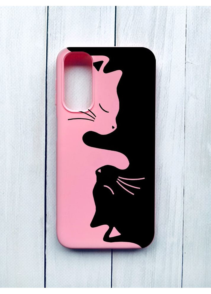 Матовий чохол на Samsung Galaxy A24 Рожевий:: Котики (принт 118) Creative (360671227)