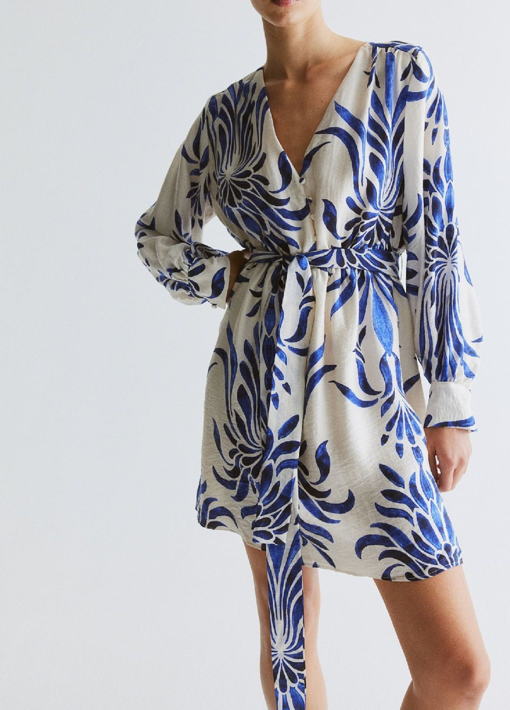 Молочна кежуал сукня H&M з малюнком