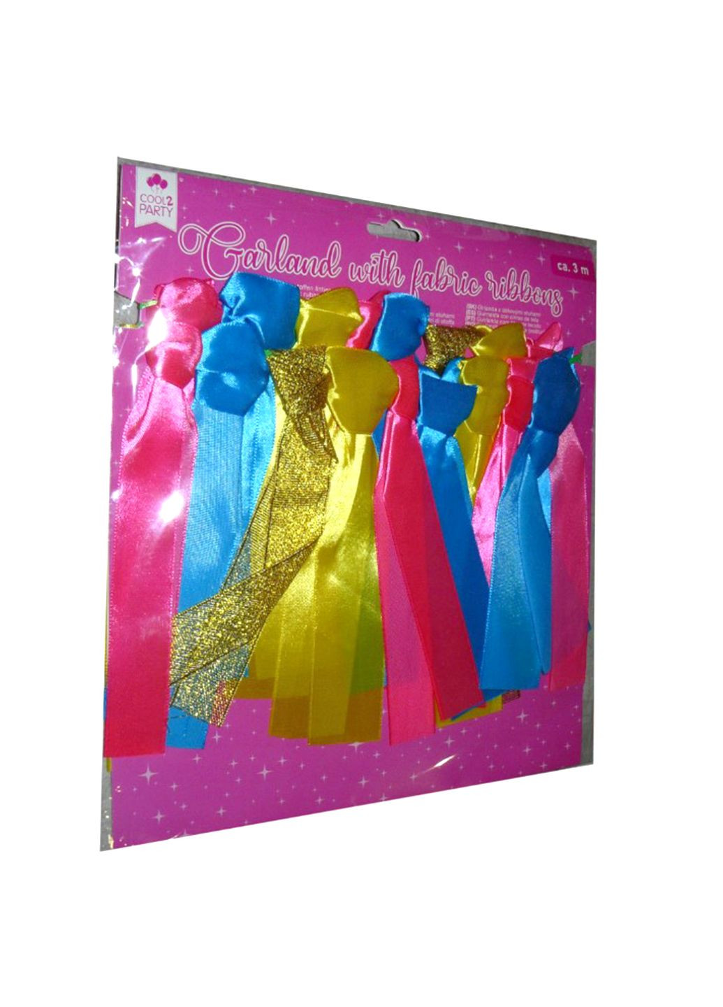 Декоративная праздничная гирлянда ленты 3 м комбинированный Aldi (340108255)