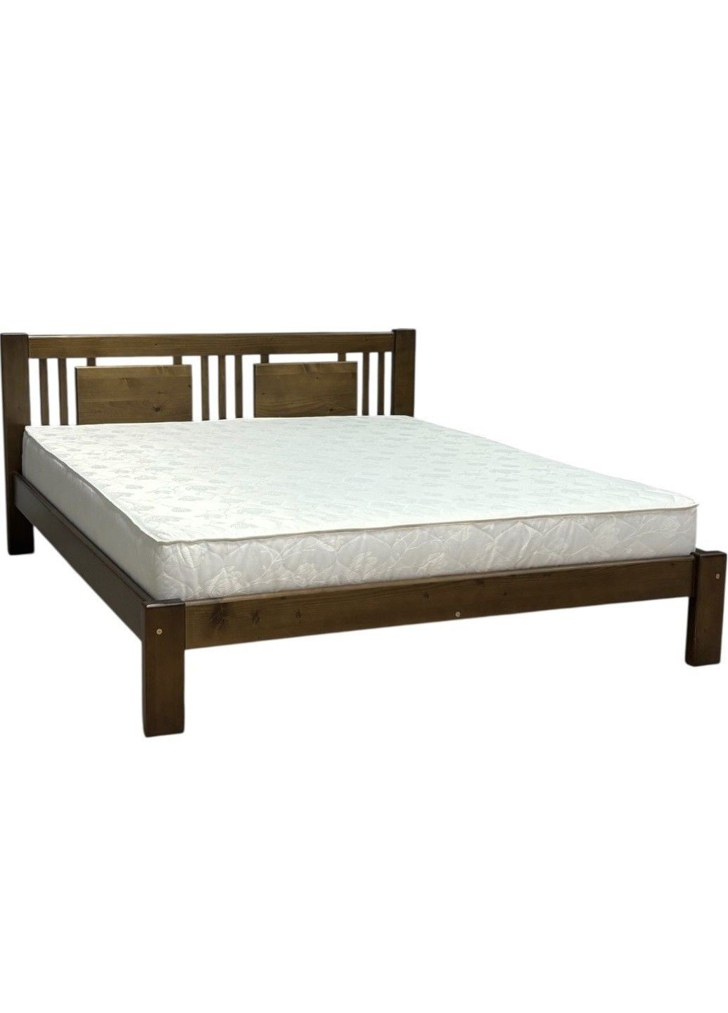 Двуспальная деревянная кровать дуб 160х200 Скіф Л-225 (369653916)