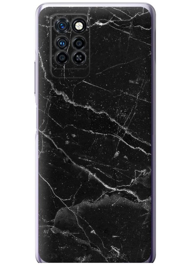 Силиконовый чехол 'Черный мрамор v2' для Endorphone Infinix Note 10 Pro (317848985)