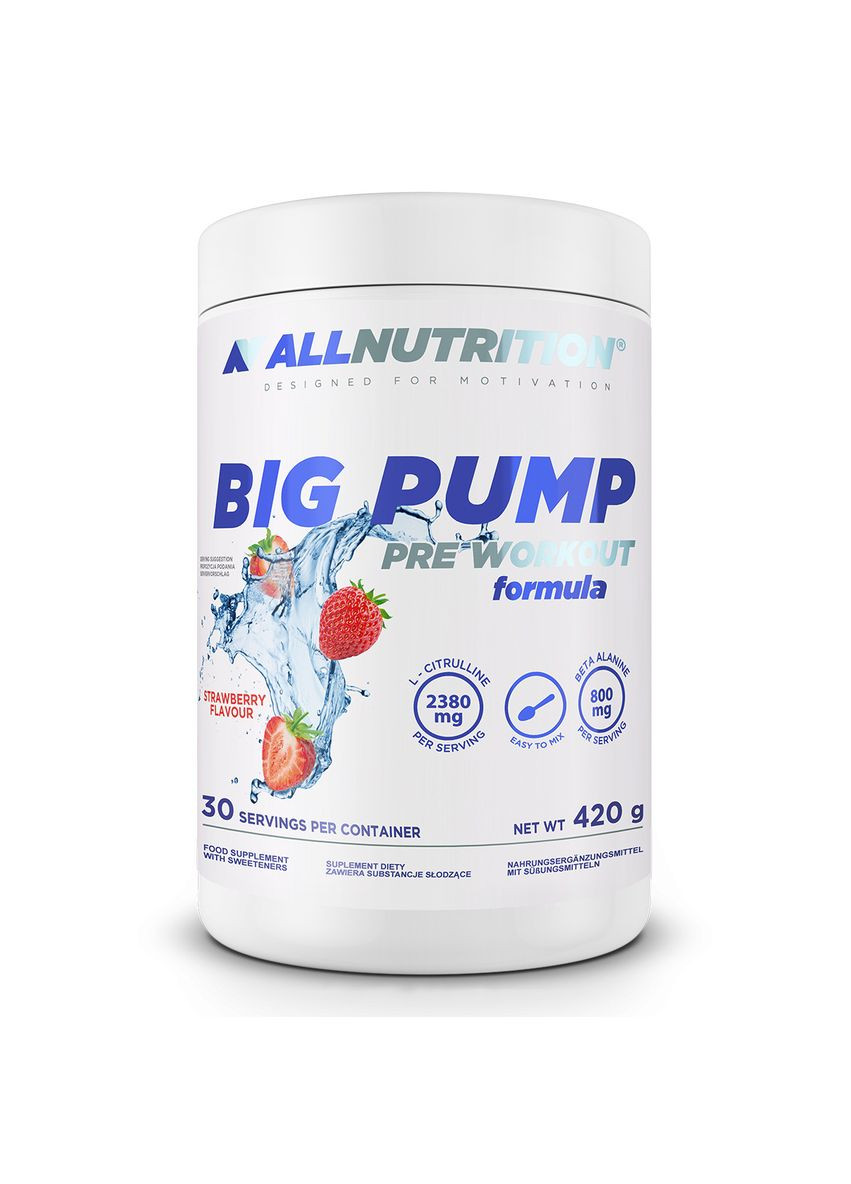 Предтренировочный комплекс Big Pump Pre Workout 420 г Allnutrition (348139207)