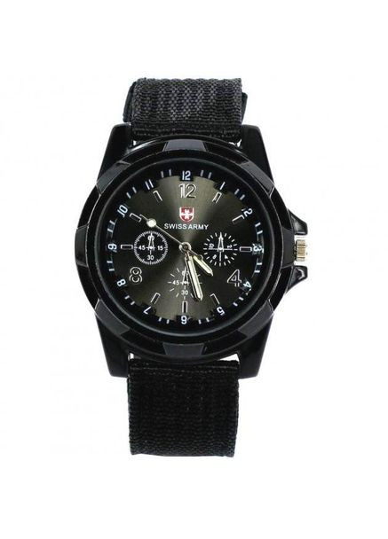 Чоловічий наручний годинник Swiss Army Watch 1743, Чорний Art (290888983)