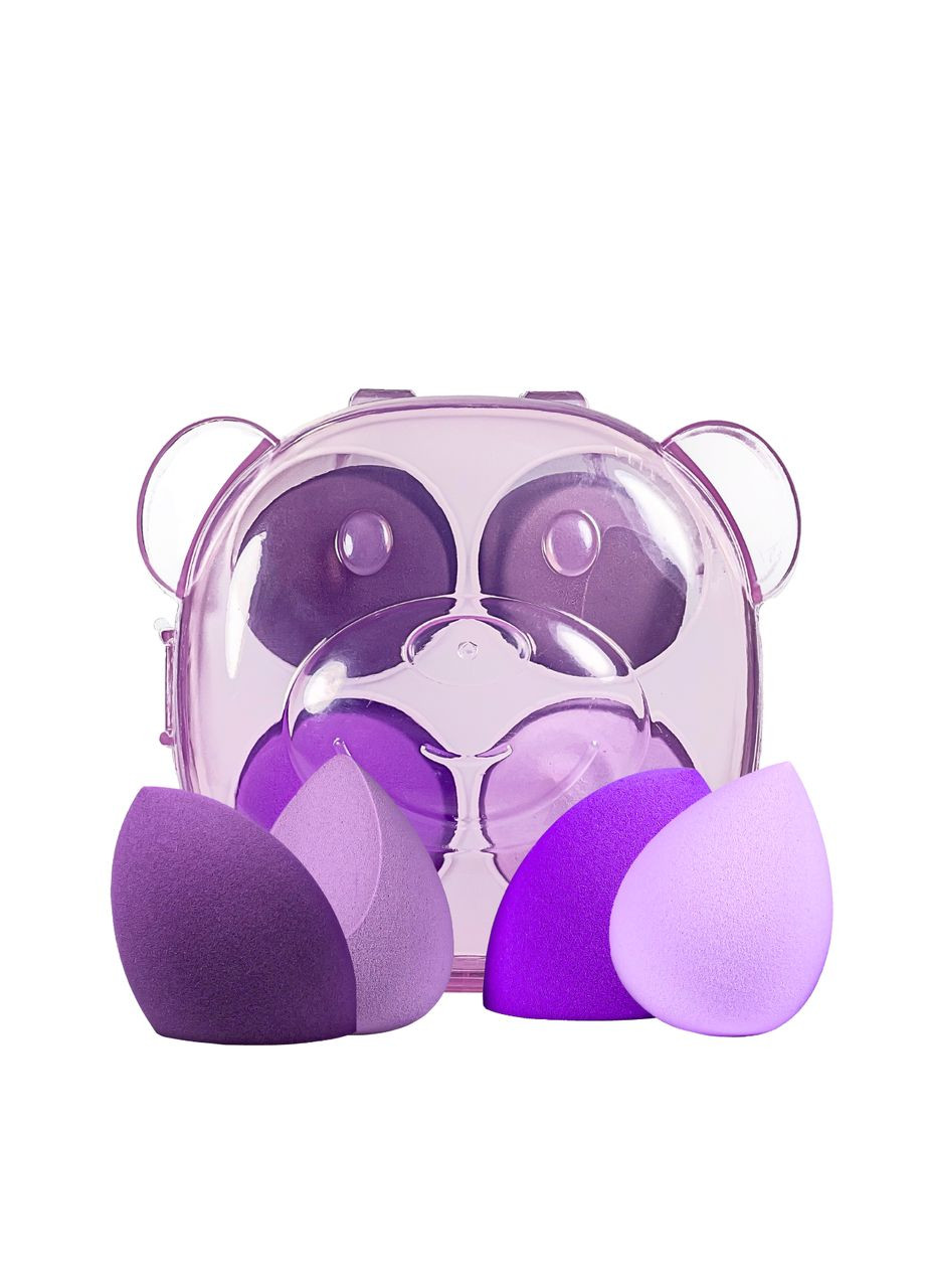 Набор спонжей для макияжа в футляре 4 штуки Puffy, No Brand (302728437)
