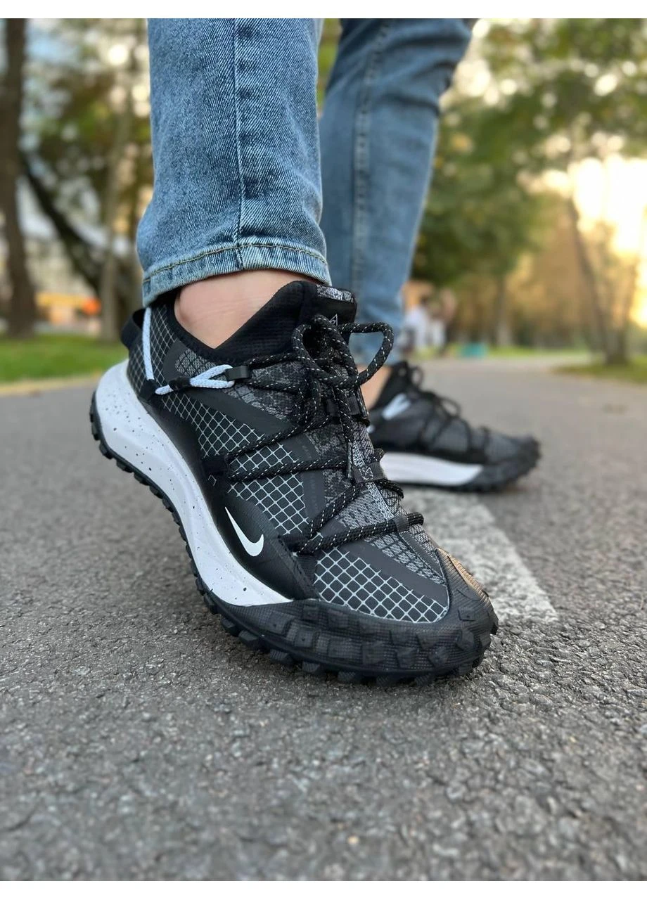 КРОССОВКИ ЖЕНСКИЕ NIKE ACG MOUNTH LOW BLACK WHITE НАЙК АСЖ МАУНС ФЛАЙ БЕЛЫЕ No Brand белые демисезоны (391956656)