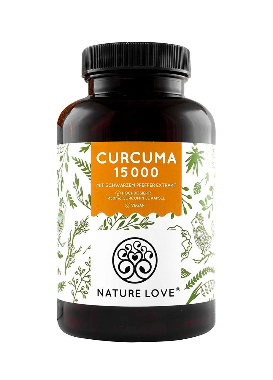 Екстракт куркуми 15 000 мг 90 капсул Nature Love (299717642)