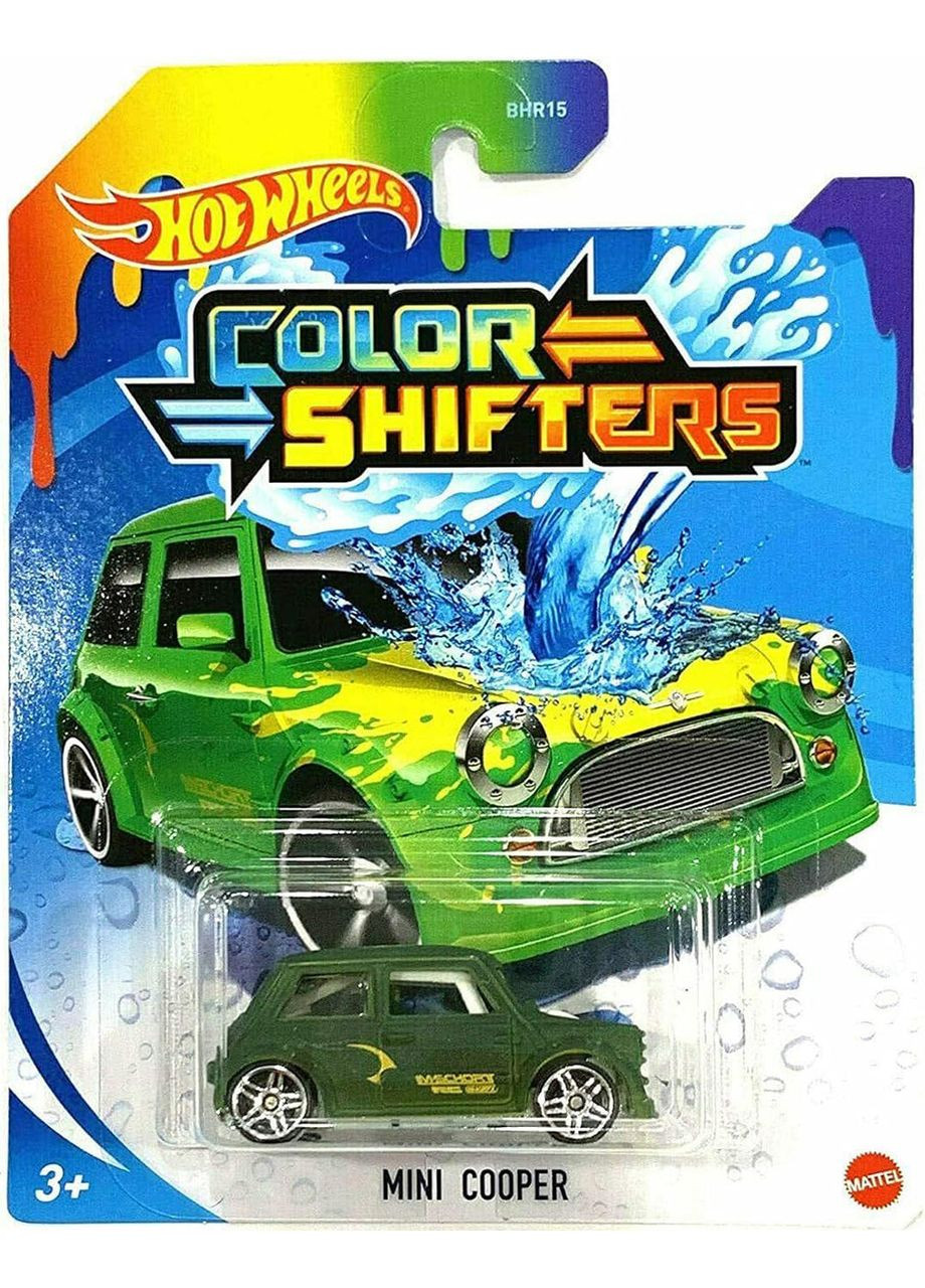 Color Shifters Mini Cooper Машинка Хот Вілс, що змінює колір, Міні Купер Hot Wheels (365807219)