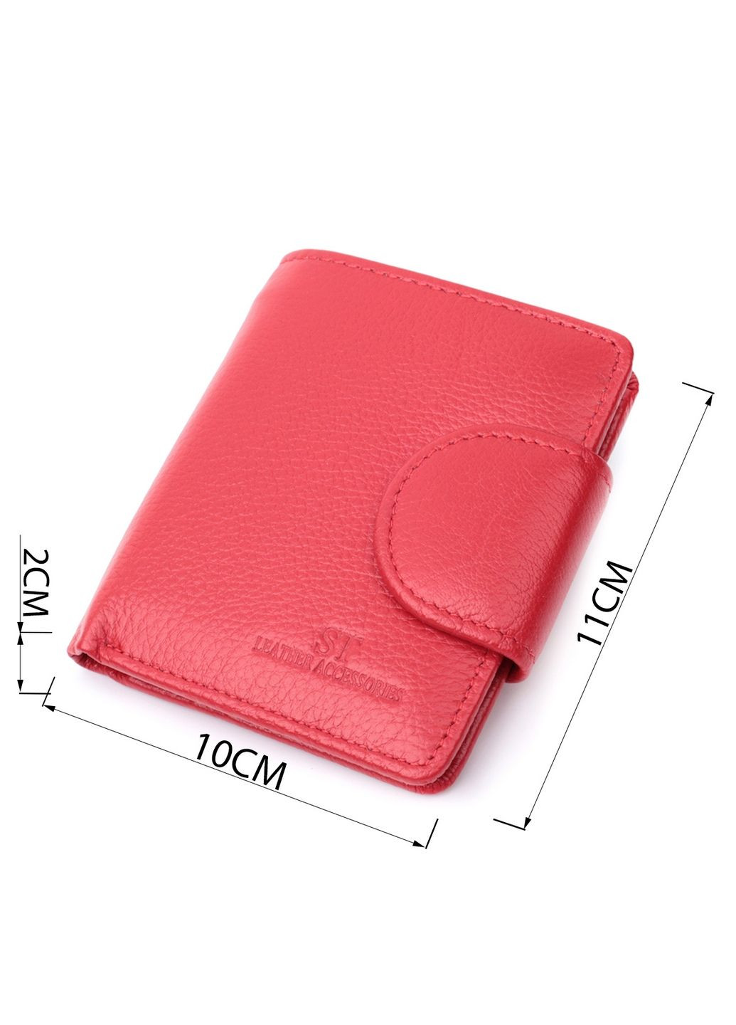 Жіночий шкіряний гаманець 10х11х2 см st leather (315873020)