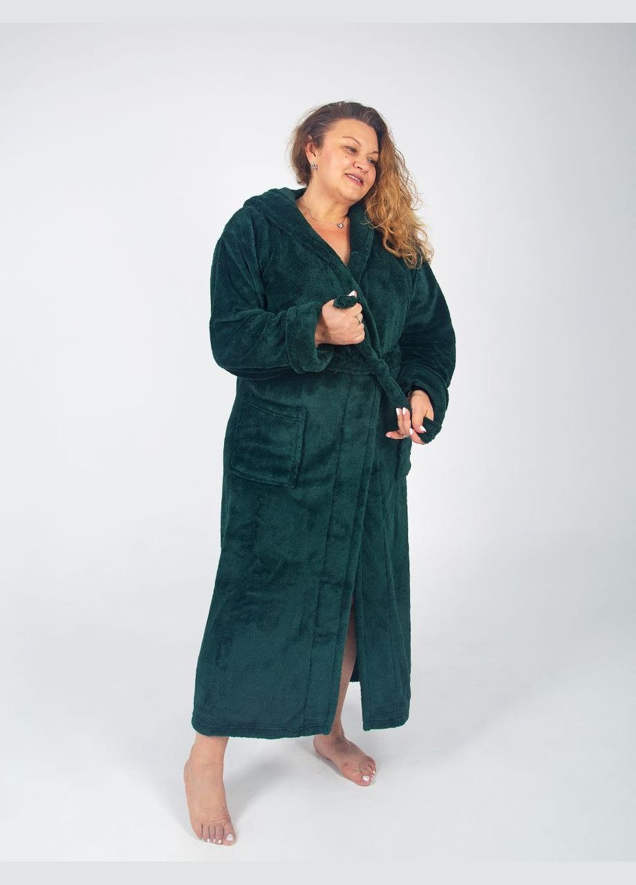 Халат махровый женский батал длинный, теплый No Brand халат (301085068)