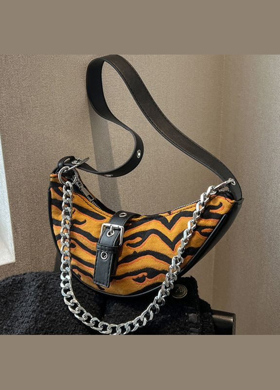 Жіноча сумка багет тигрова No Brand (306709601)