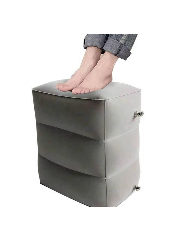 Надувной пуф-подушка универсальная для поездок и работы No Brand (358930249)