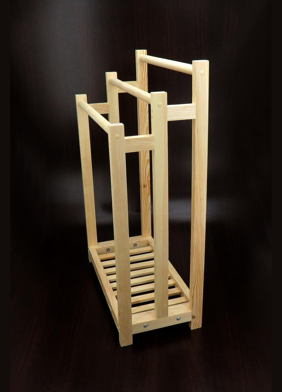 Стойка-вешалка напольная из дерева Твинпикс бланже (СШВ-00801) No Brand (328210234)