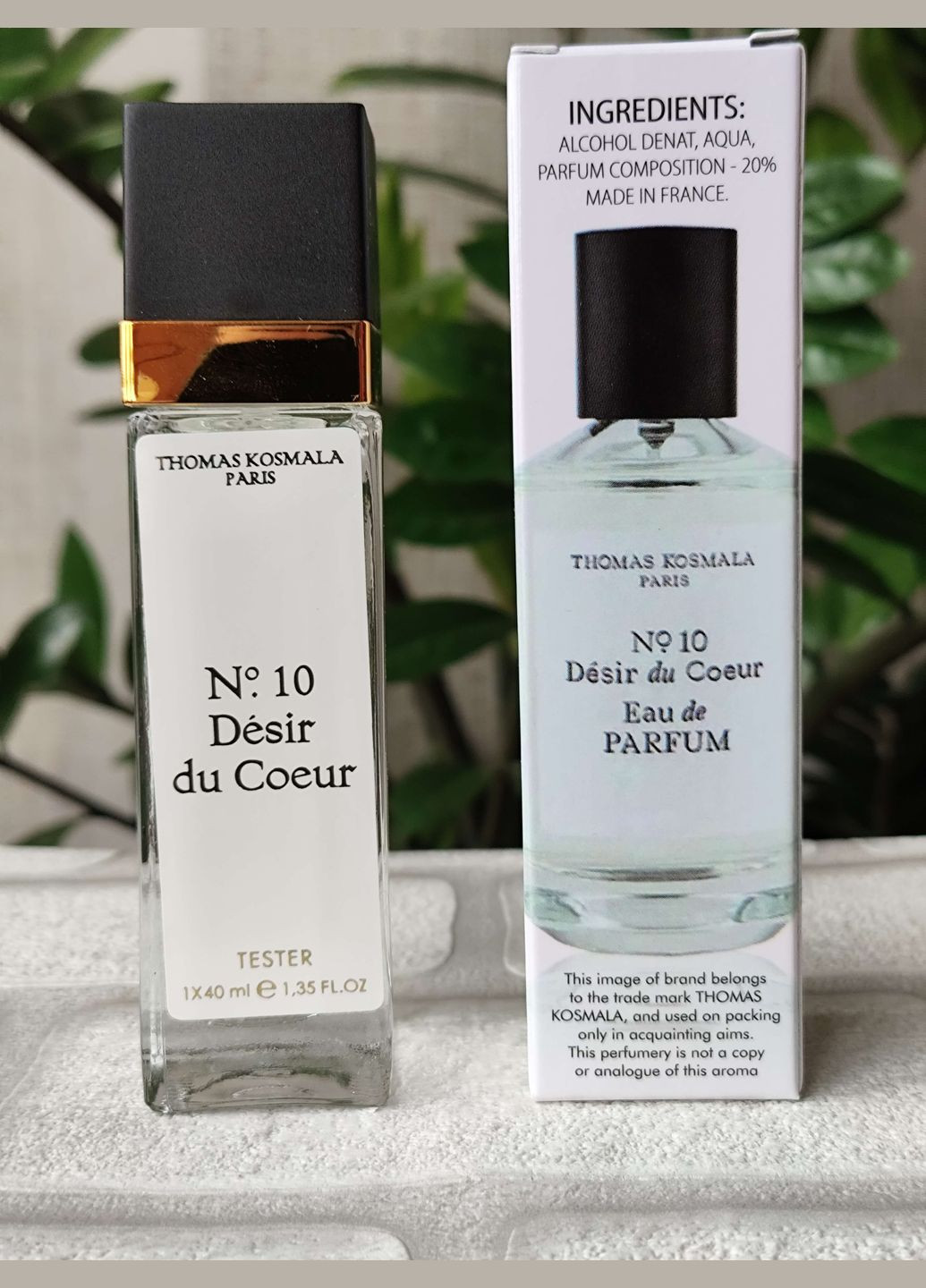 Мини парфюм унисекс No 10 Desir du Coeur, 40 мл No Brand (335810295)