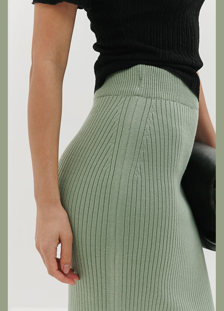 Довга в'язана спідниця з розрізом спереду Arjen (294907110)