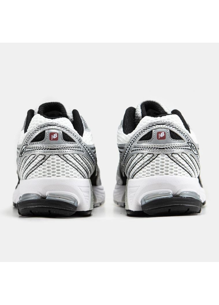 КРОССОВКИ ЖЕНСКИЕ NEW BALANCE 860V2. WHITE SILVER НЬЮ БЕЛАНС 860V No Brand белые демисезоны (368854892)