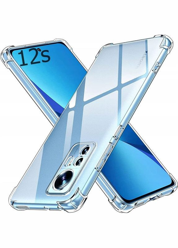Чохол-накладка Anti-Shock для Xiaomi Redmi Note 12S Clear (709326) BeCover (341486747)