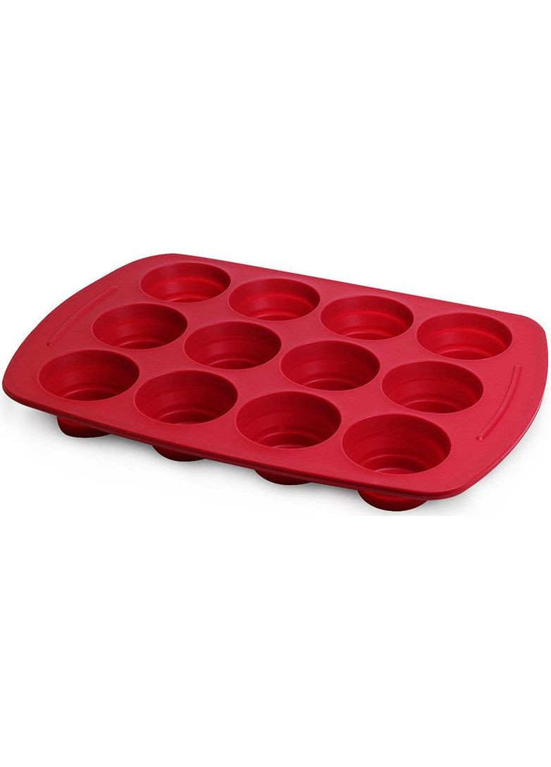 Силиконовая форма для кексов на 12 ячеек для выпечки кондитерских изделий и десертов Kamille (368988373)