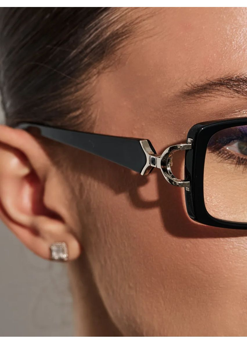 Готові жіночі пластикові окуляри для зору +3.75 для читання прозора лінза Ralph (372506764)