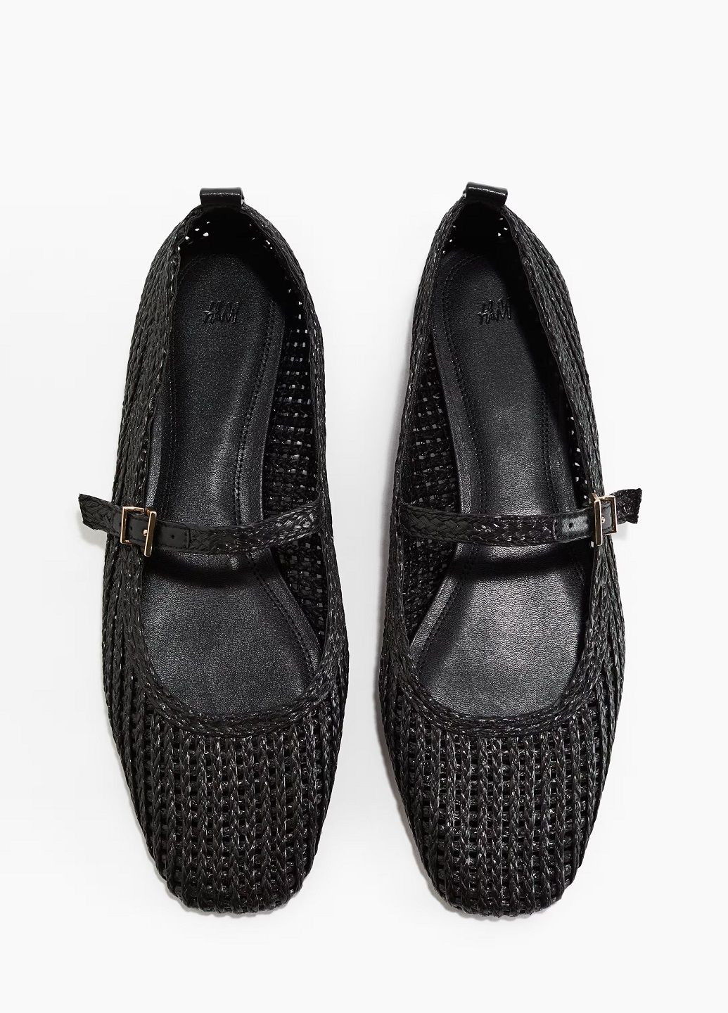 H&M Туфлі чорний з штучна шкіра, швеція — літо (337335385)