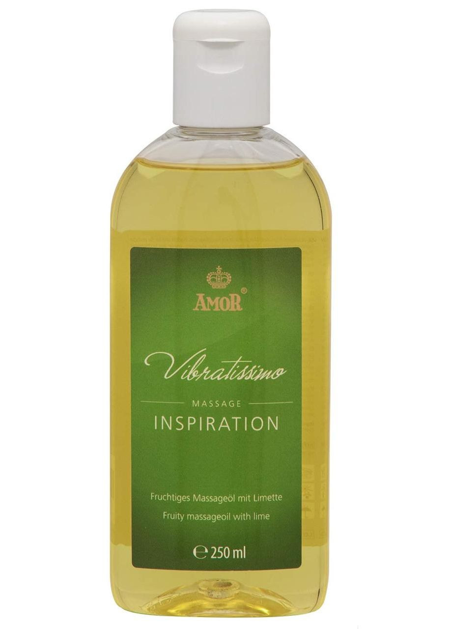 Массажное масло – Vibratissimo Inspiration с ароматом лайма, 250 мл Amor (320513579)