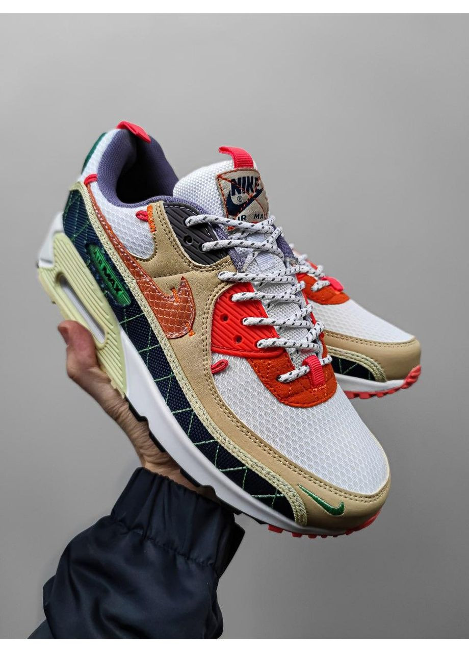 КРОССОВКИ ЖЕНСКИЕ NIKE AIR MAX 90 MOUNTAINEERING НАЙК АИР МАКС 90 No Brand бежевые демисезоны (367174550)