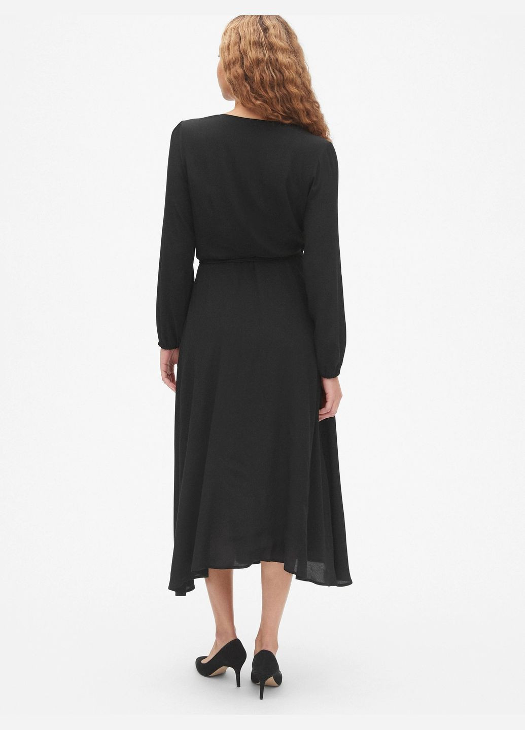 Черный демисезонный платье женское - платье ga0508w Gap