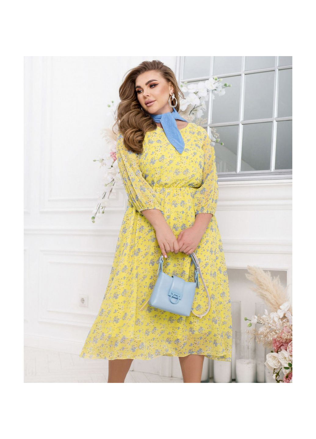 Жовтий сукня Liton