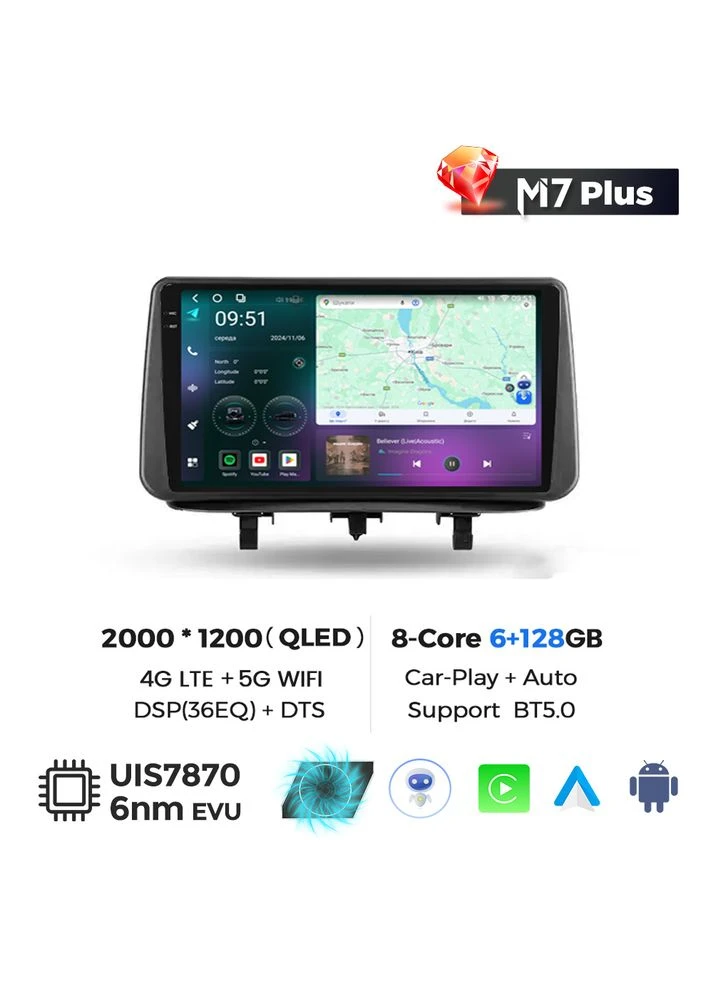 Штатная магнитола M7 Plus Opel Meriva (2010-2017) (0 Din) CarPlay QLED Mekede (384266394)