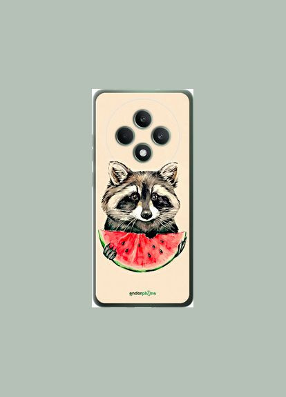 Чехол на Oppo Reno12 F 5G Енотик с арбузом "4605u-3771-2448" Endorphone (348313049)