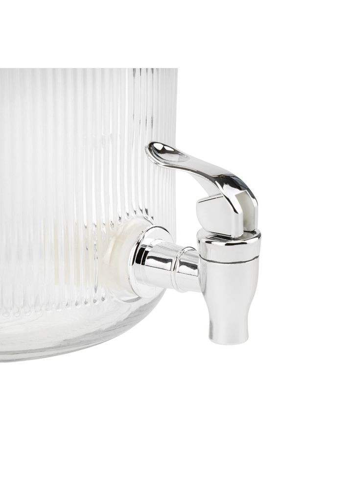 Лимонадница с краном на металлической подставке 5,5 л 47х19 см 19227-003 стекло No Brand (346534587)