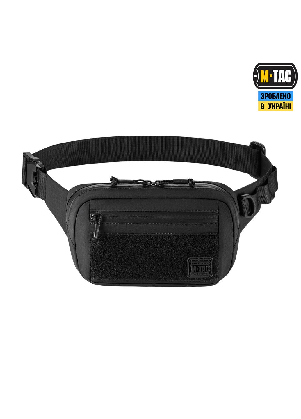 Сумка City Waist Bag з липучкою Lite-NR Elite Black M-TAC (368876071)