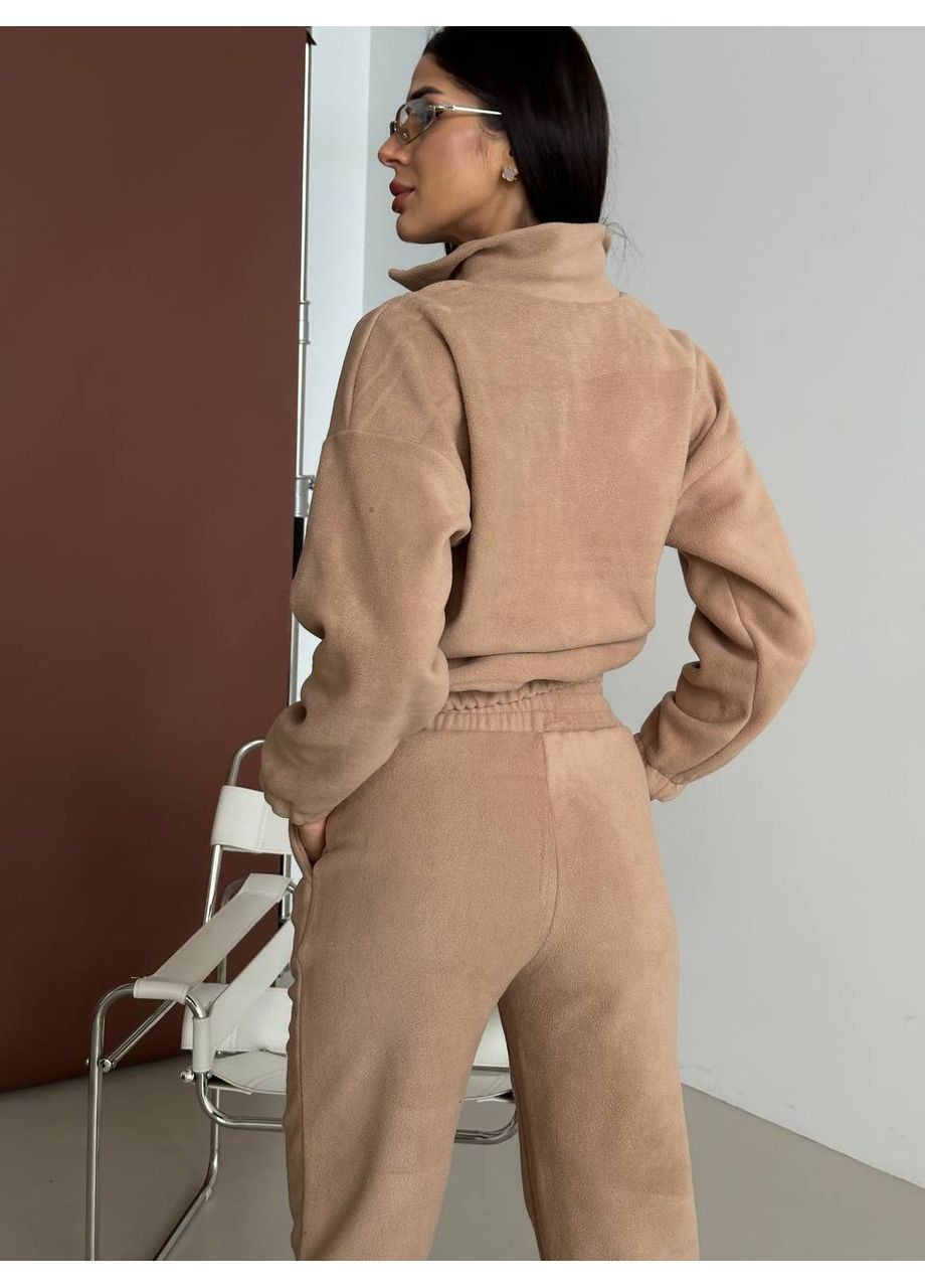 Жіночий спортивний костюм з щільного флісу MonCher (363849295)