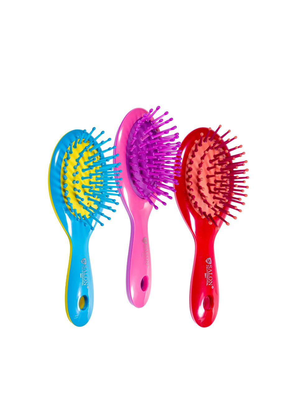 Расчёска для волос массажная, Розовая Salon Professional (361377239)