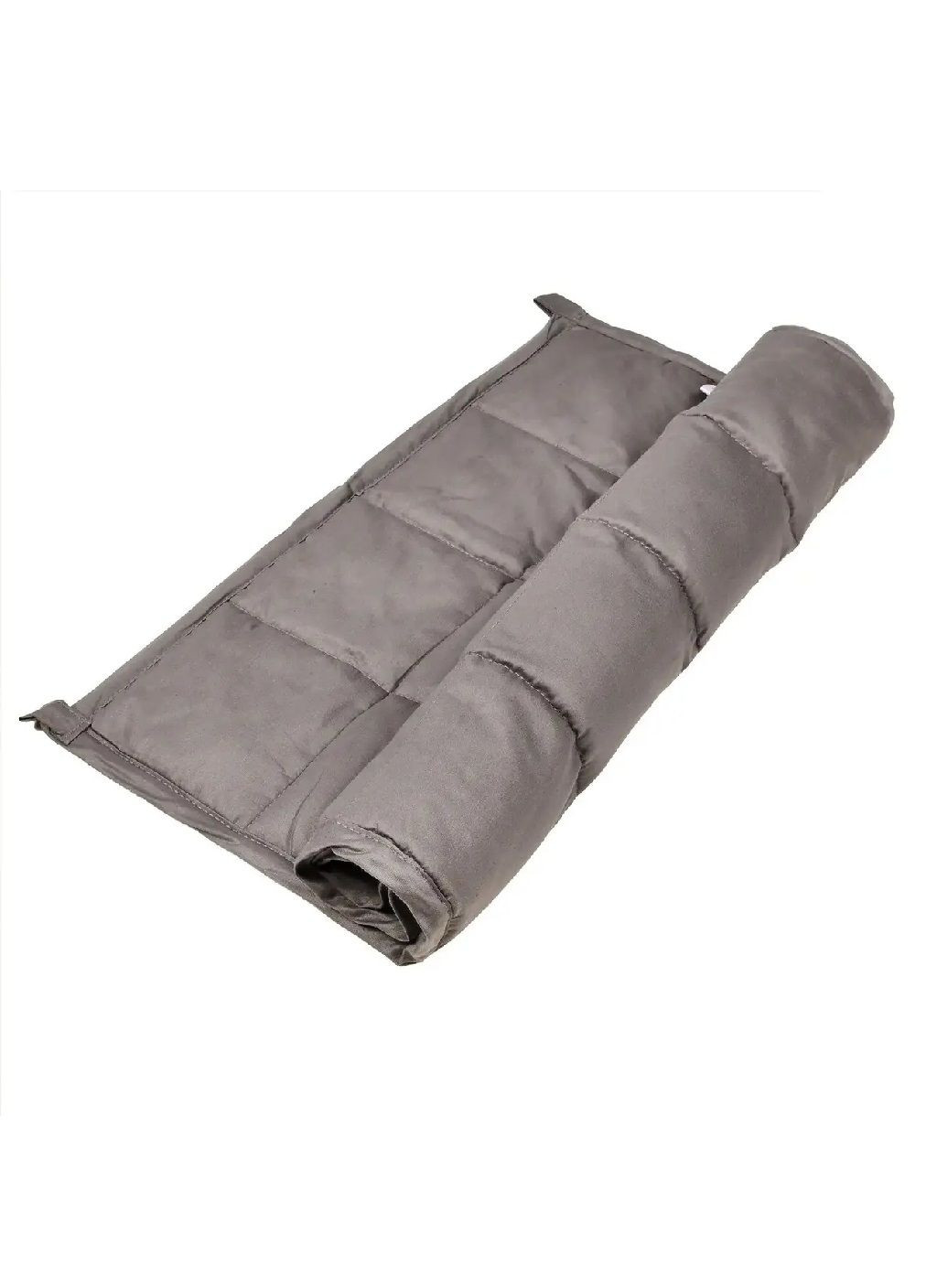 Обтяжена бавовняна сенсорна ковдра покривало з рівномірним розподілом ваги 2 кг 71x46 см (479272-Prob) Сіра Unbranded (316639004)