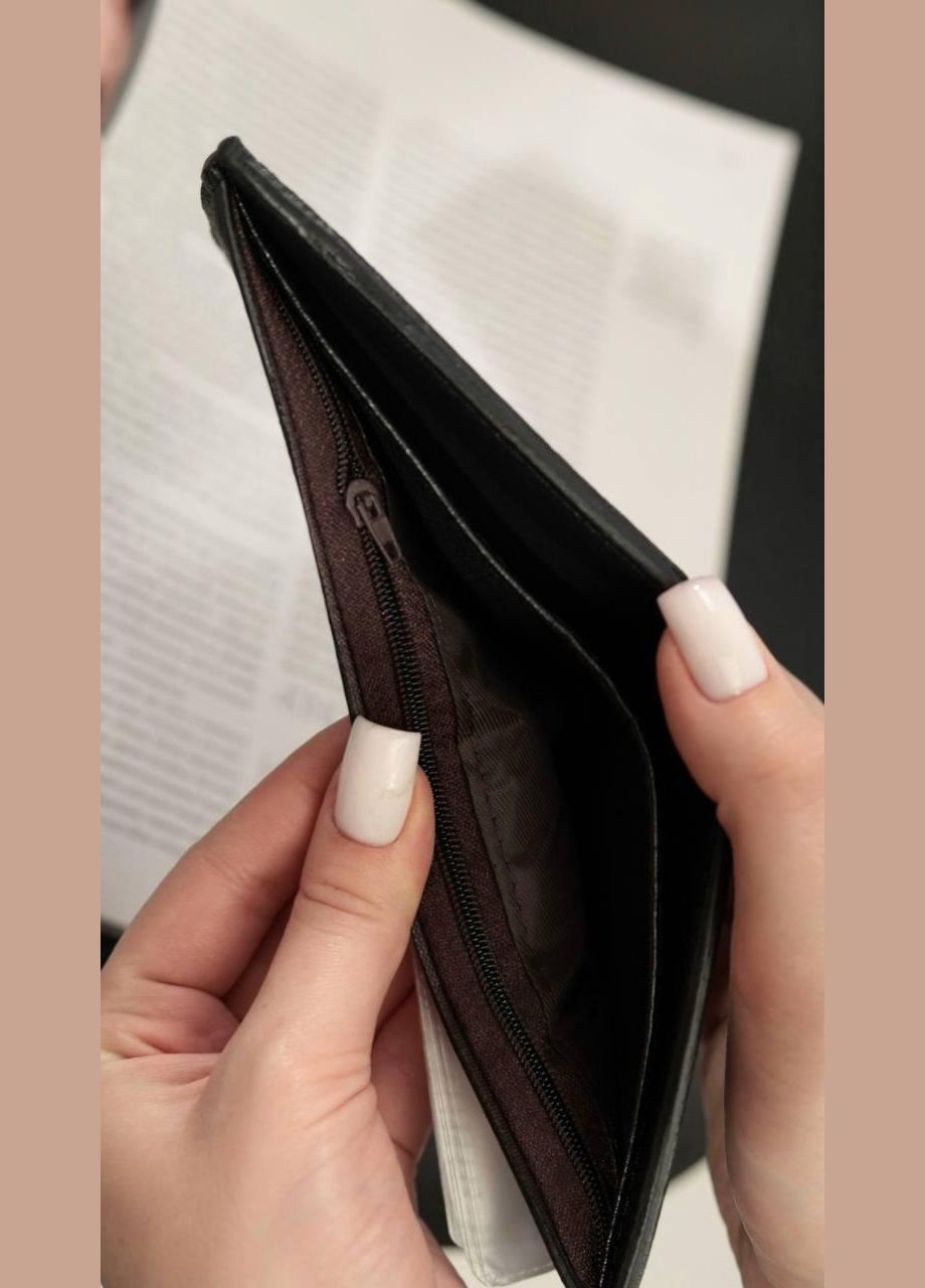 Кошелек мужской черный No Brand Портмоне (321963736)