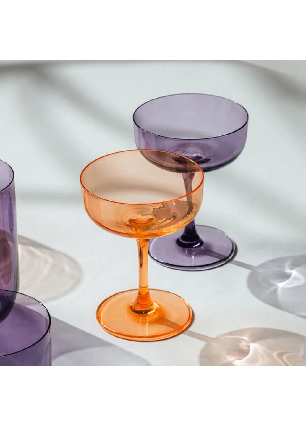 Набір із 2 келихів для шампанського 100 мл Like Glass Lavender фіолетовий Villeroy & Boch (342103685)